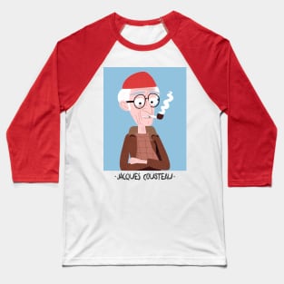 Jacques Cousteau Baseball T-Shirt